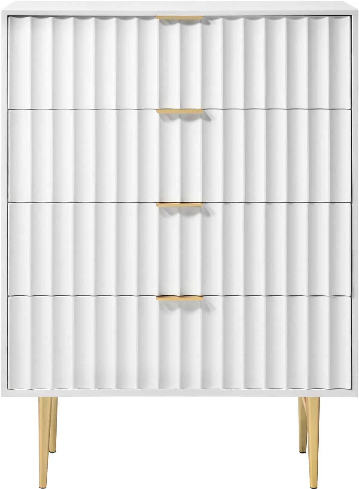 Modernist - Chest - White & Gold