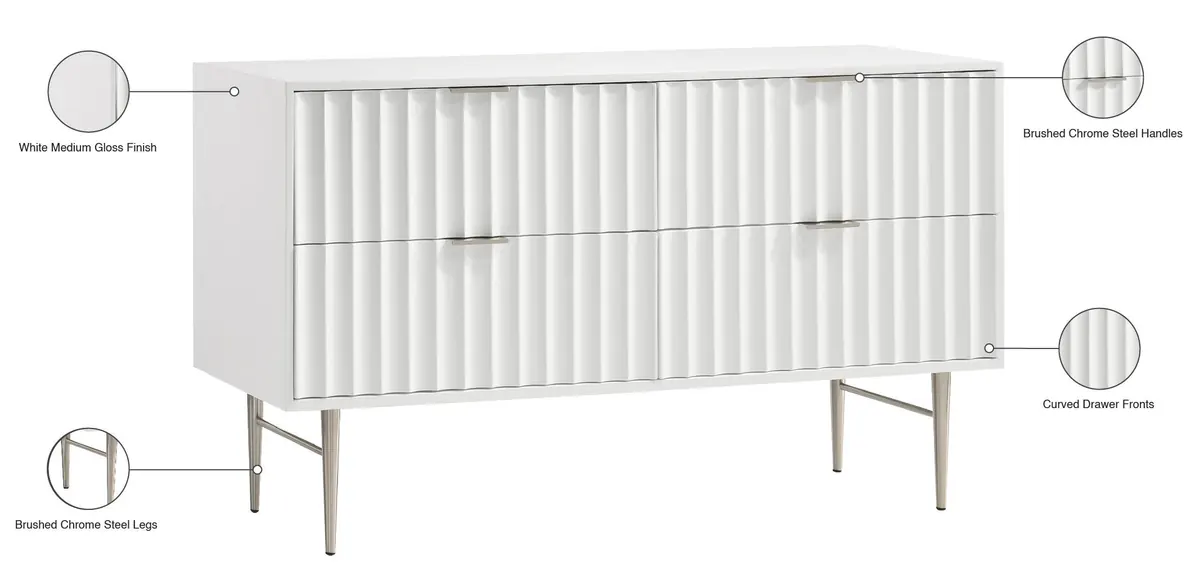 Modernist - Dresser - White