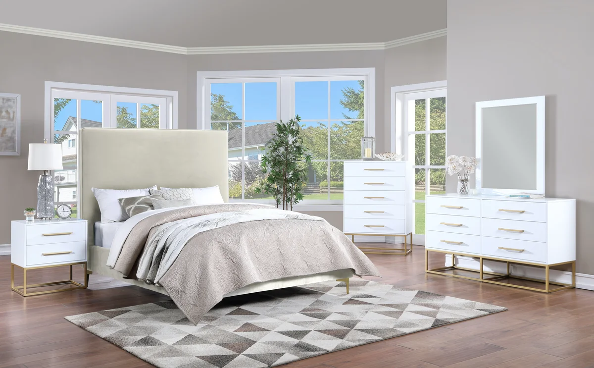 Maxine - Mirror - White