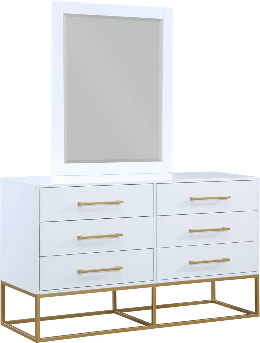 Maxine - Dresser - White
