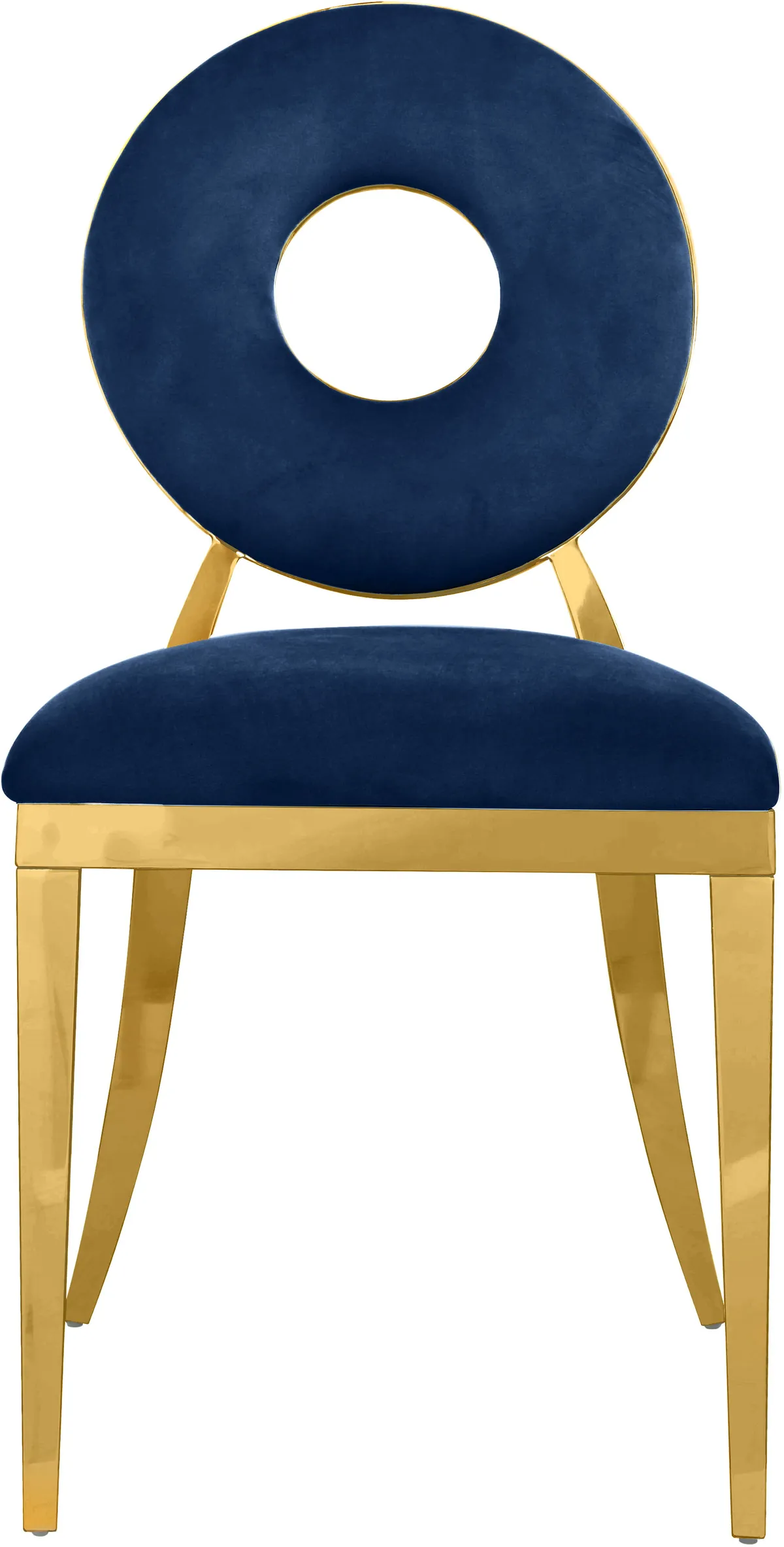 Carousel - Dining Chair (Set of 2) - Navy - Fabric