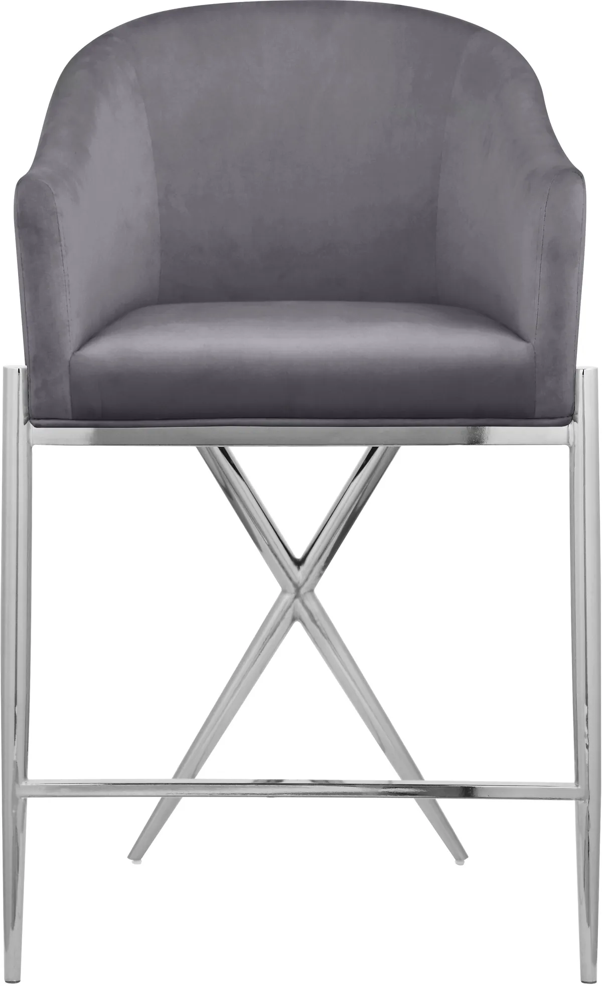 Xavier - Counter Stool - Gray