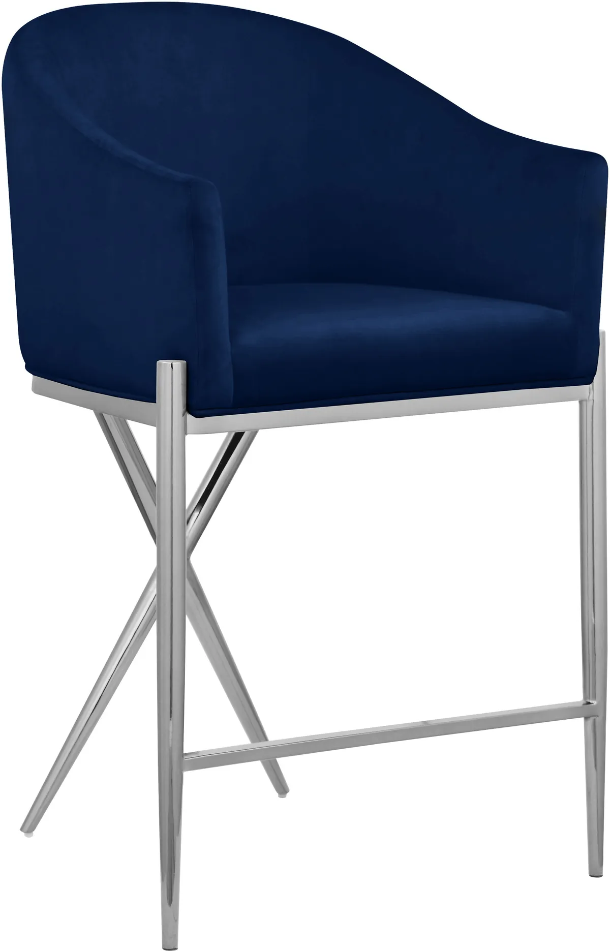 Xavier - Counter Stool - Navy
