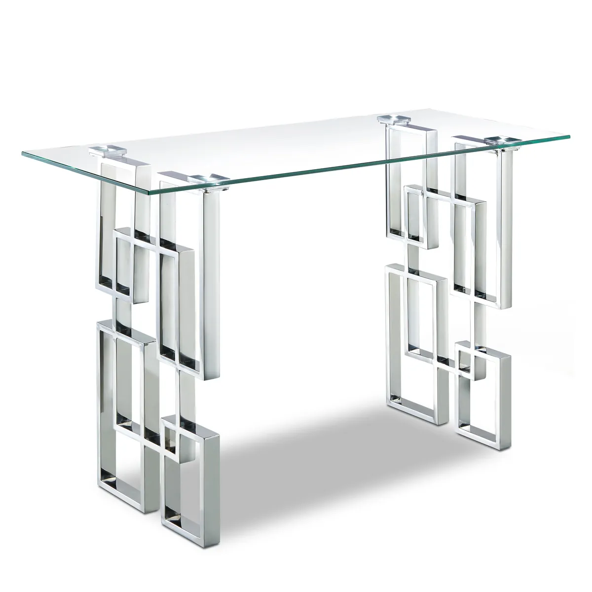 Alexis - Console Table - Pearl Silver