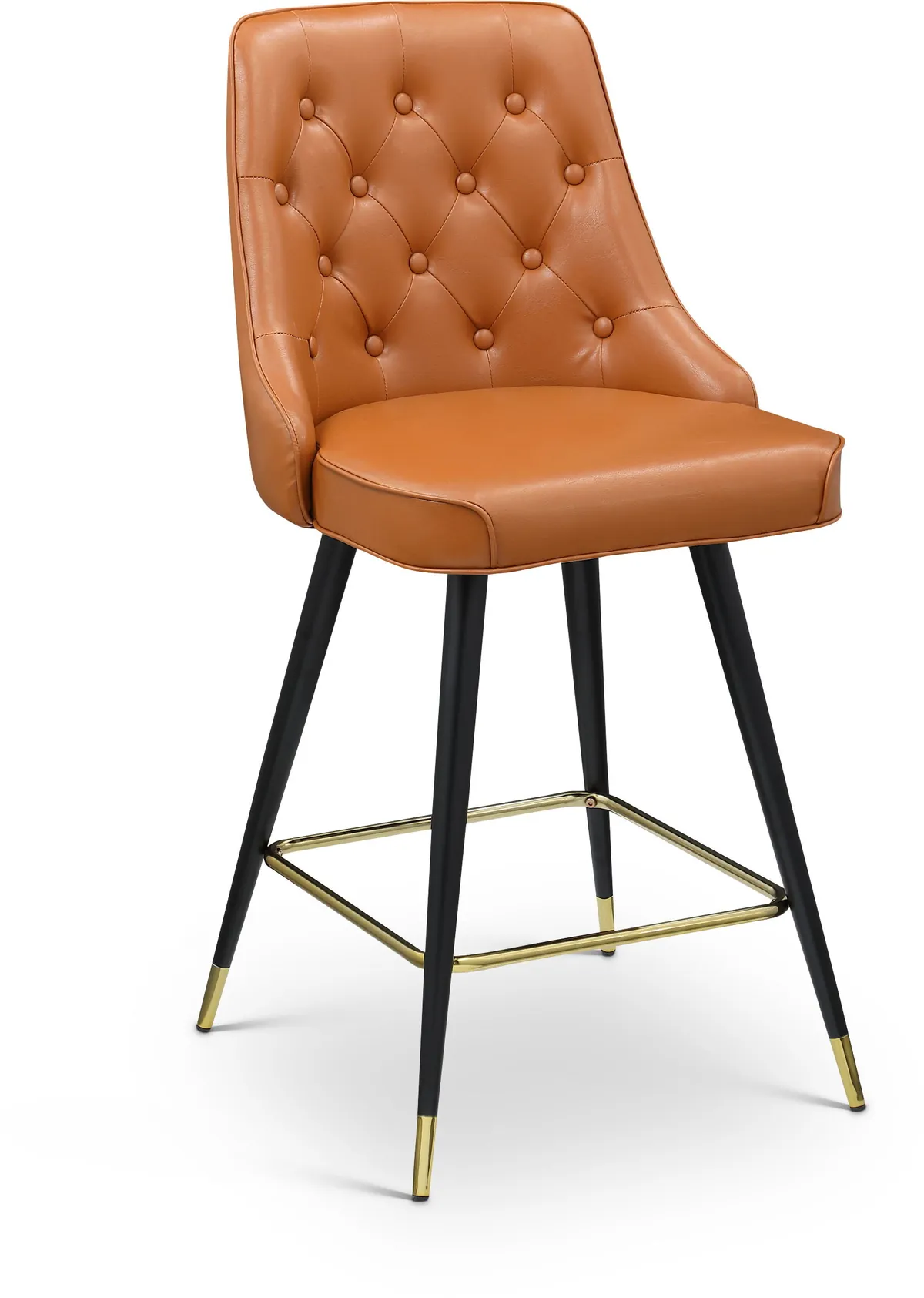Portnoy - Counter Bar Stool (Set of 2) - Cognac