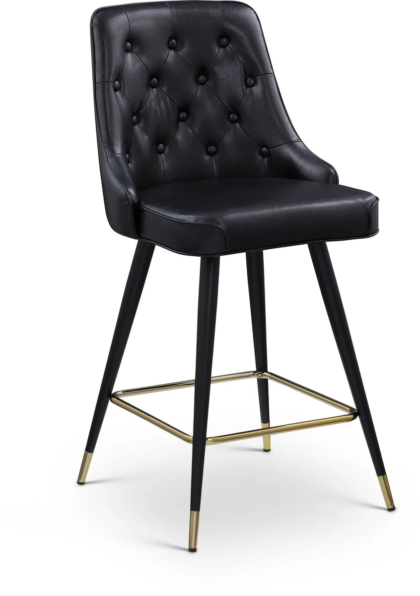 Portnoy - Counter Bar Stool (Set of 2) - Black