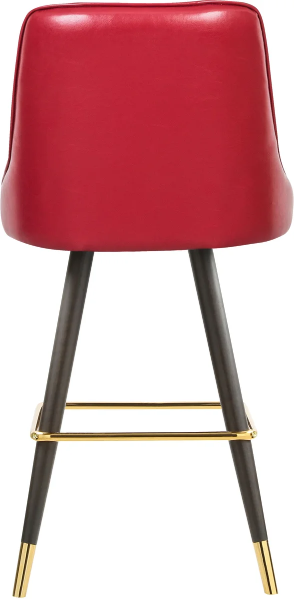 Portnoy - Counter Bar Stool (Set of 2) - Red - View 2