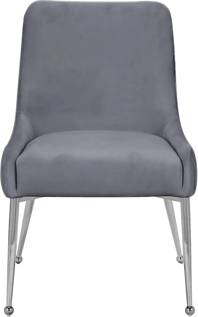 Ace - Dining Chair (Set of 2) - Gray - Fabric