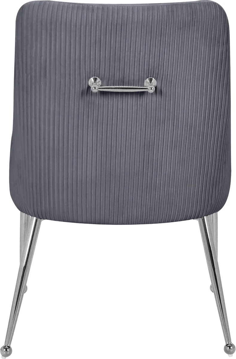 Ace - Dining Chair (Set of 2) - Gray - Fabric - View 2