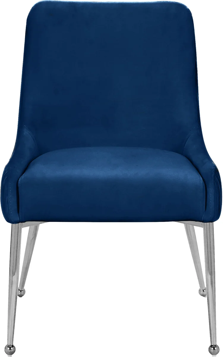 Ace - Dining Chair (Set of 2) - Navy - Fabric