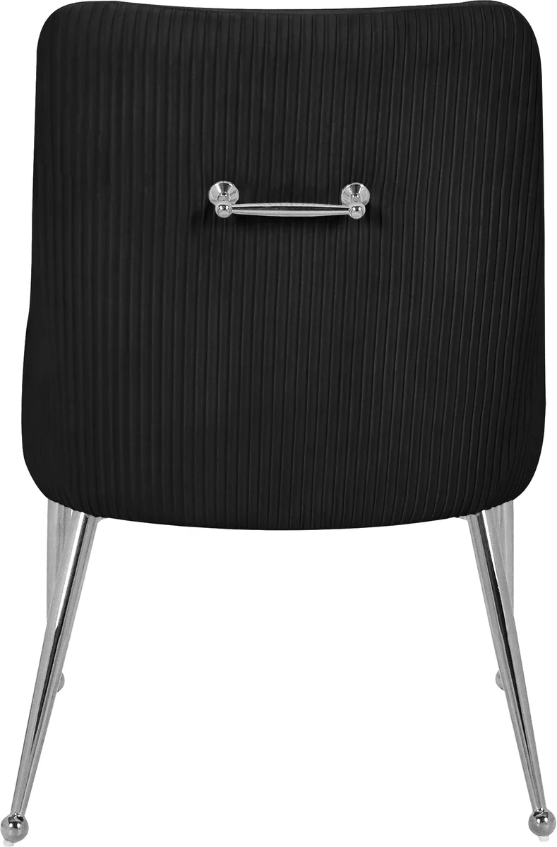Ace - Dining Chair (Set of 2) - Black - Fabric - View 2