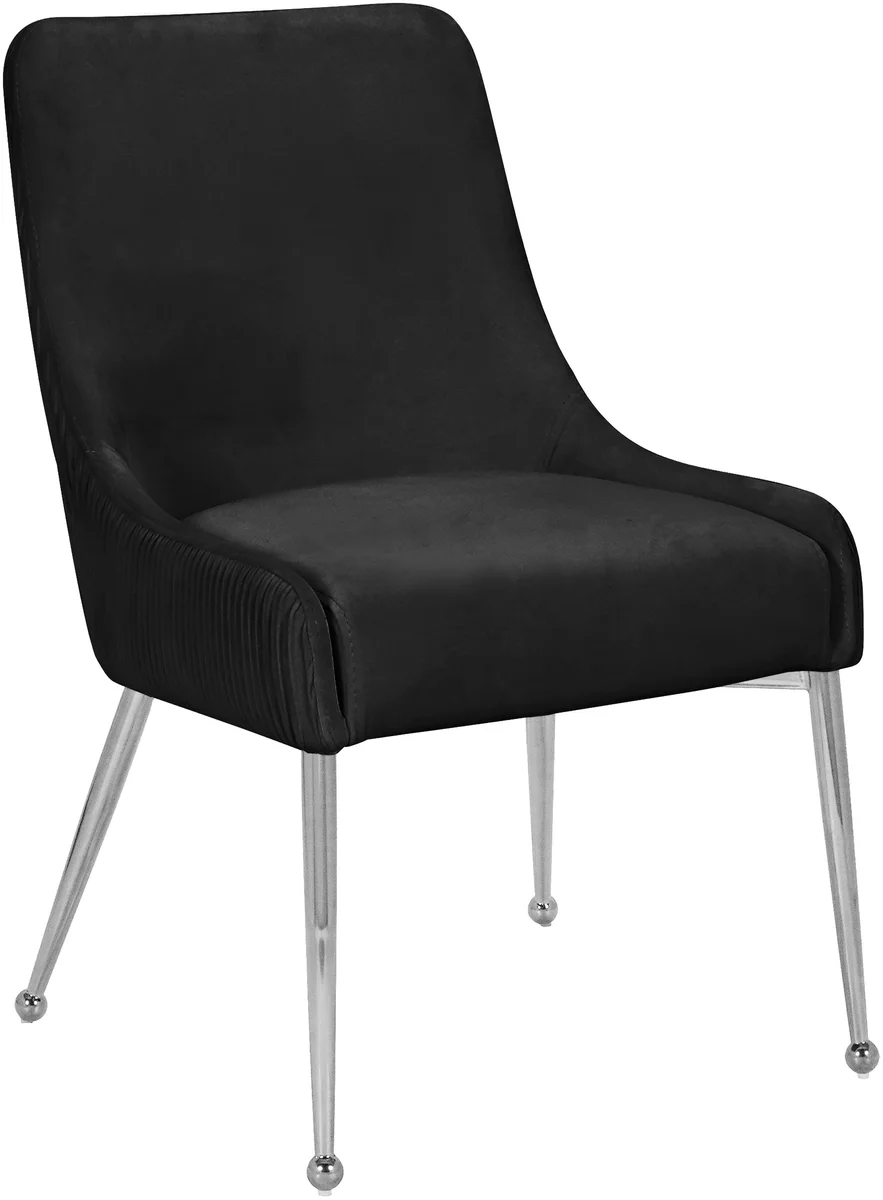 Ace - Dining Chair (Set of 2) - Black - Fabric
