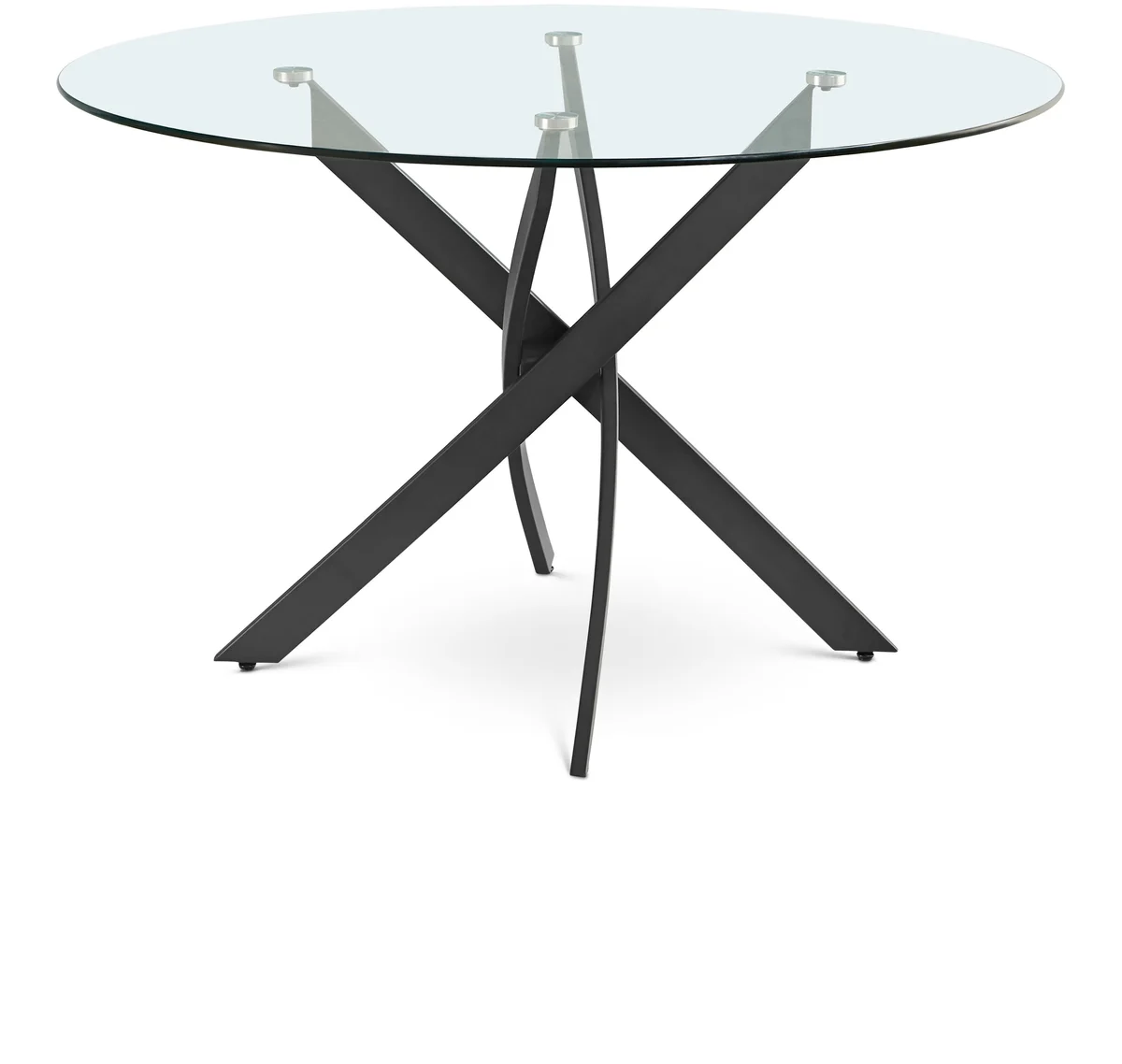 Xander - Dining Table - Matte Black