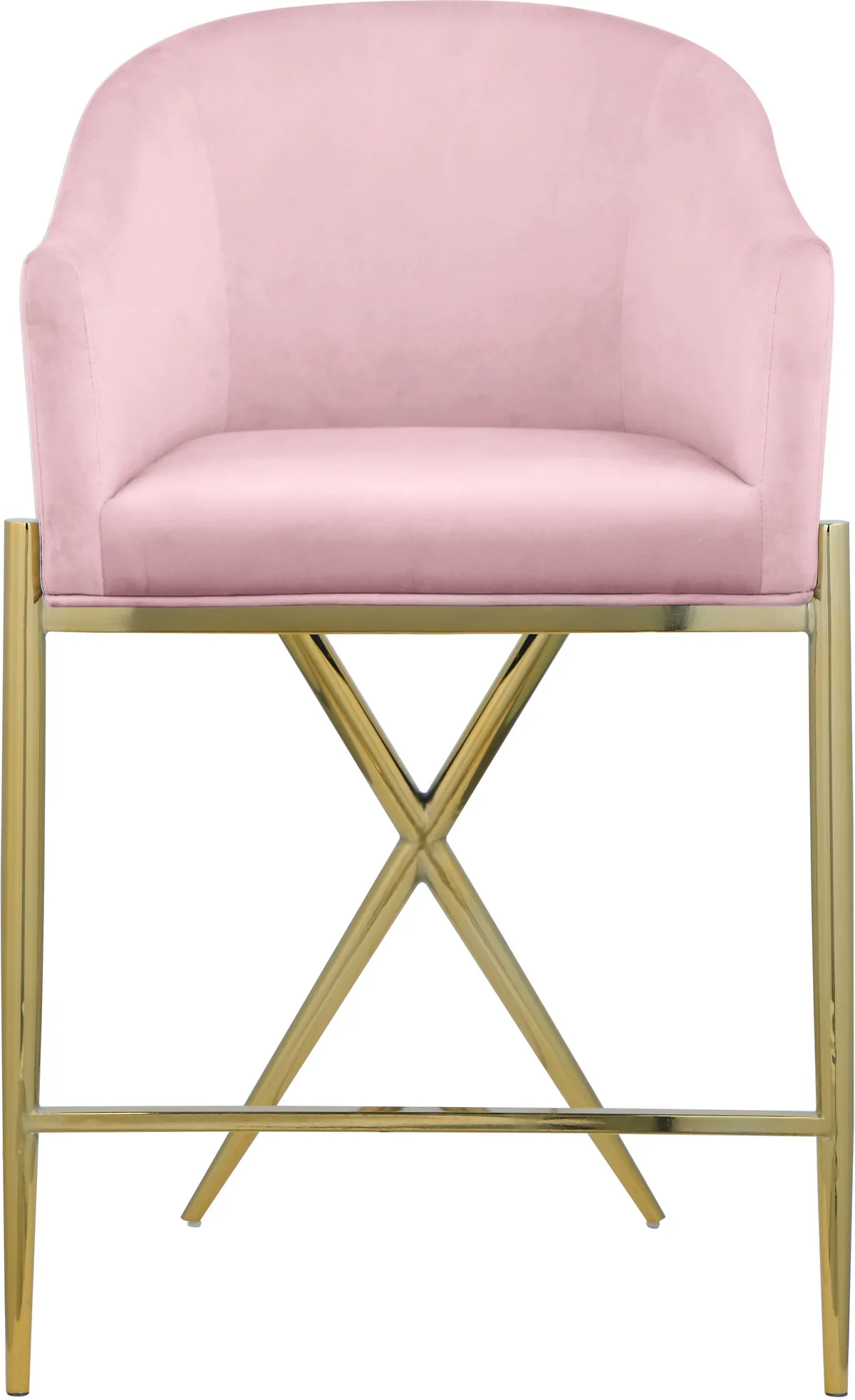 Xavier - Counter Stool - Pink