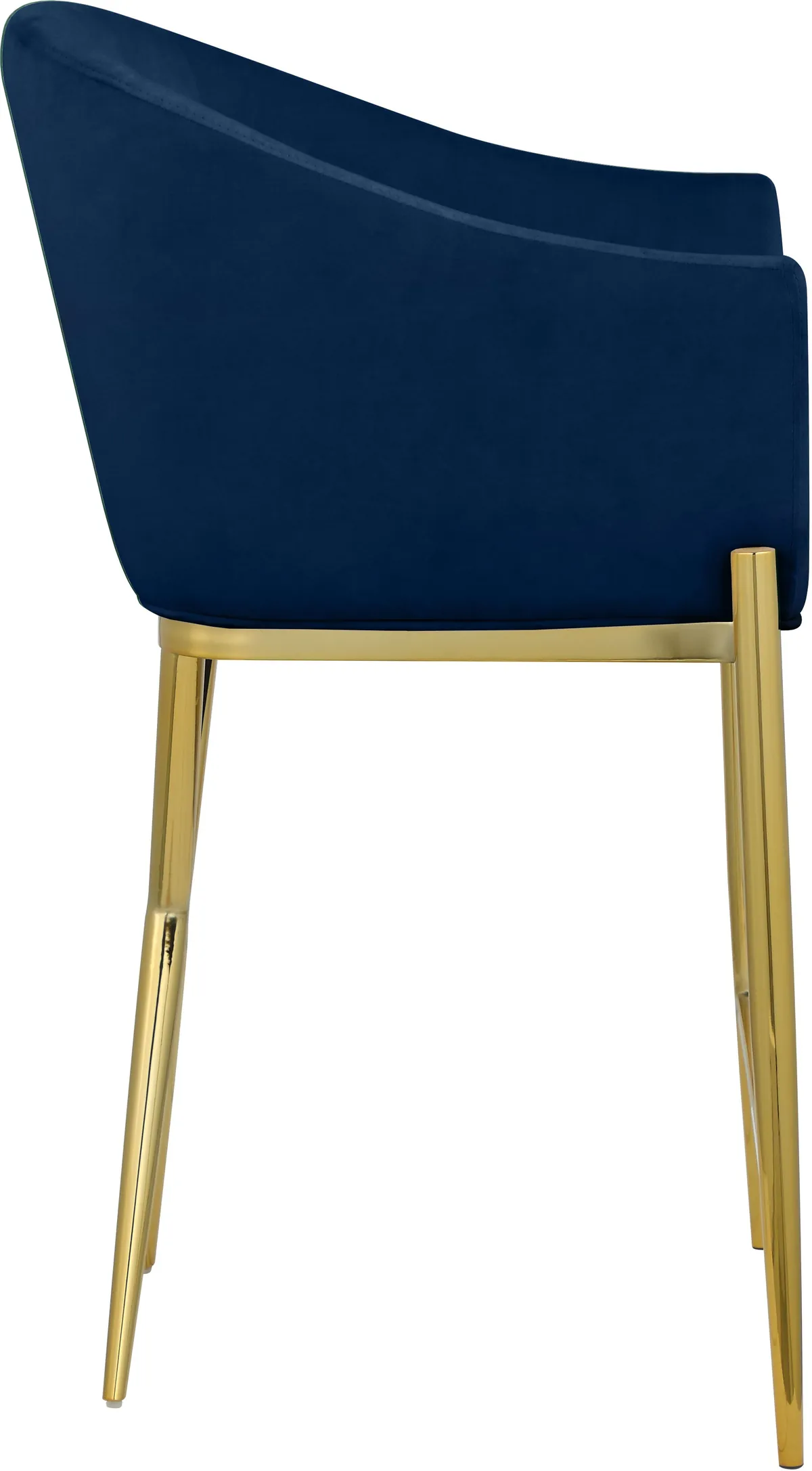 Xavier - Counter Stool - Navy - Fabric