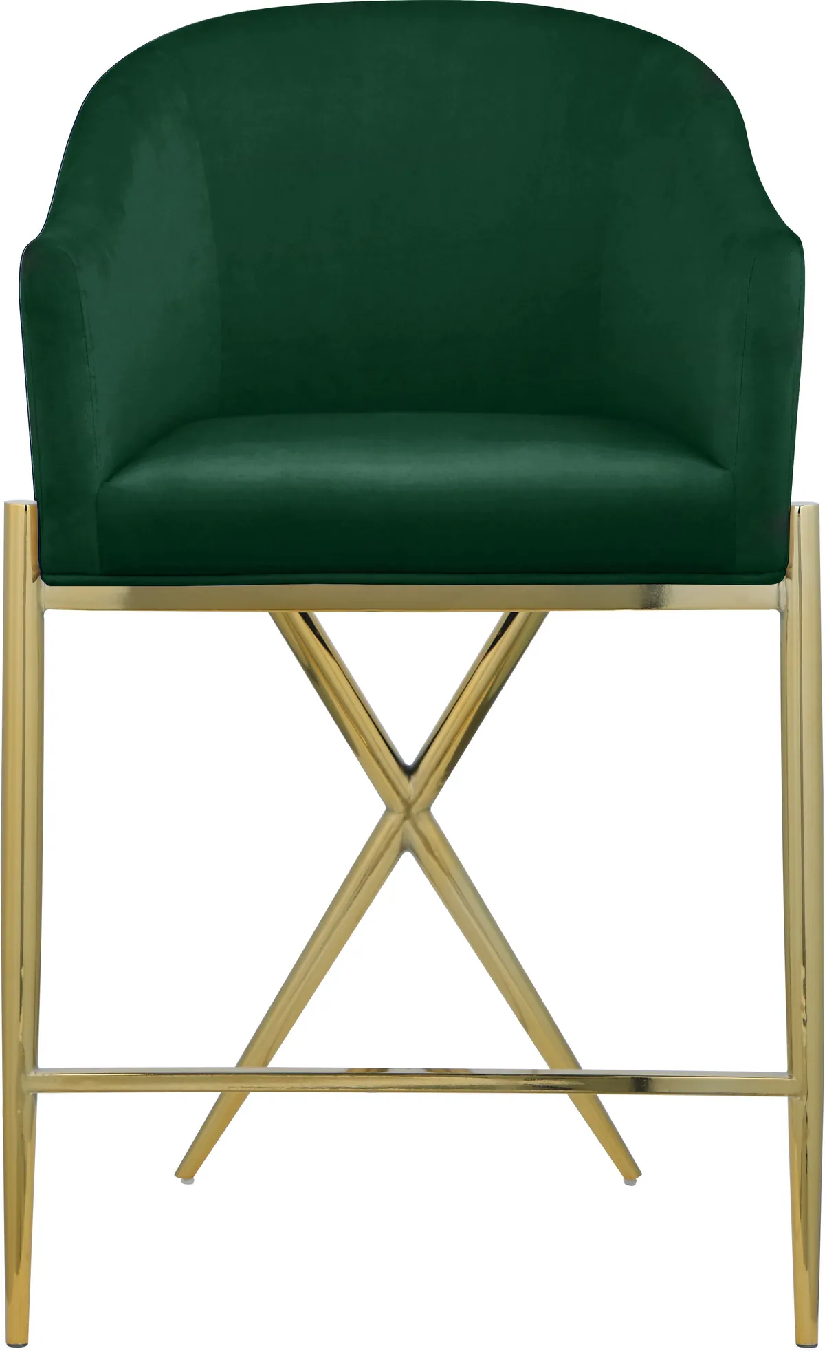 Xavier - Counter Stool - Green