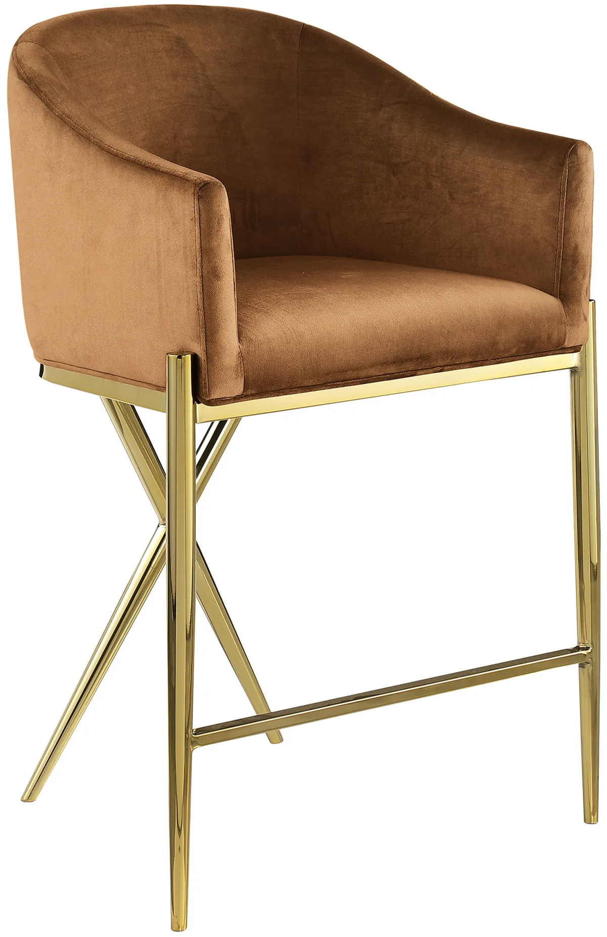 Xavier - Counter Stool - Saddle