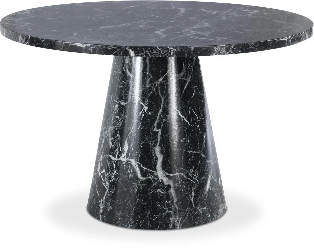 Omni - Coffee Table - Black - Marble/Stone