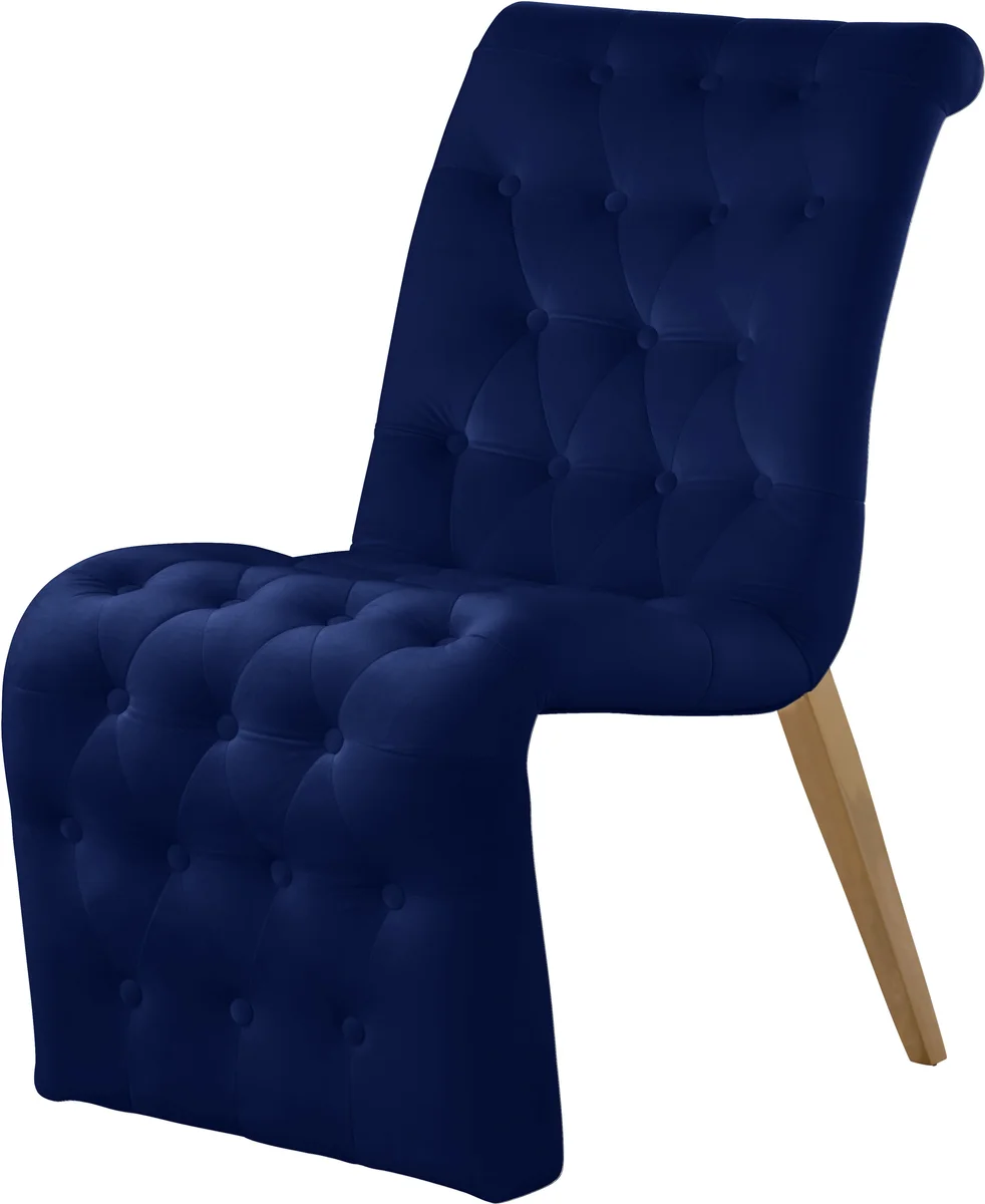 Curve - Dining Chair (Set of 2) - Navy