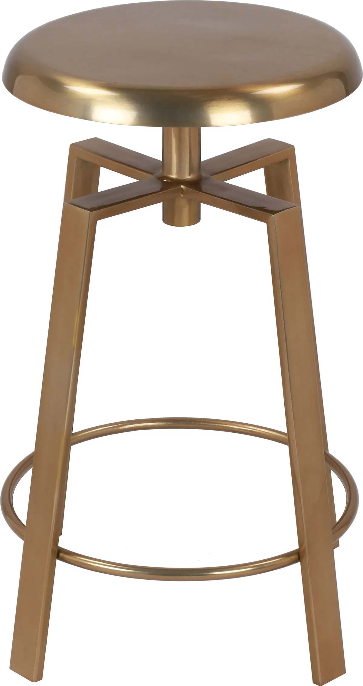 Lang - Counter Bar Stool - Gold