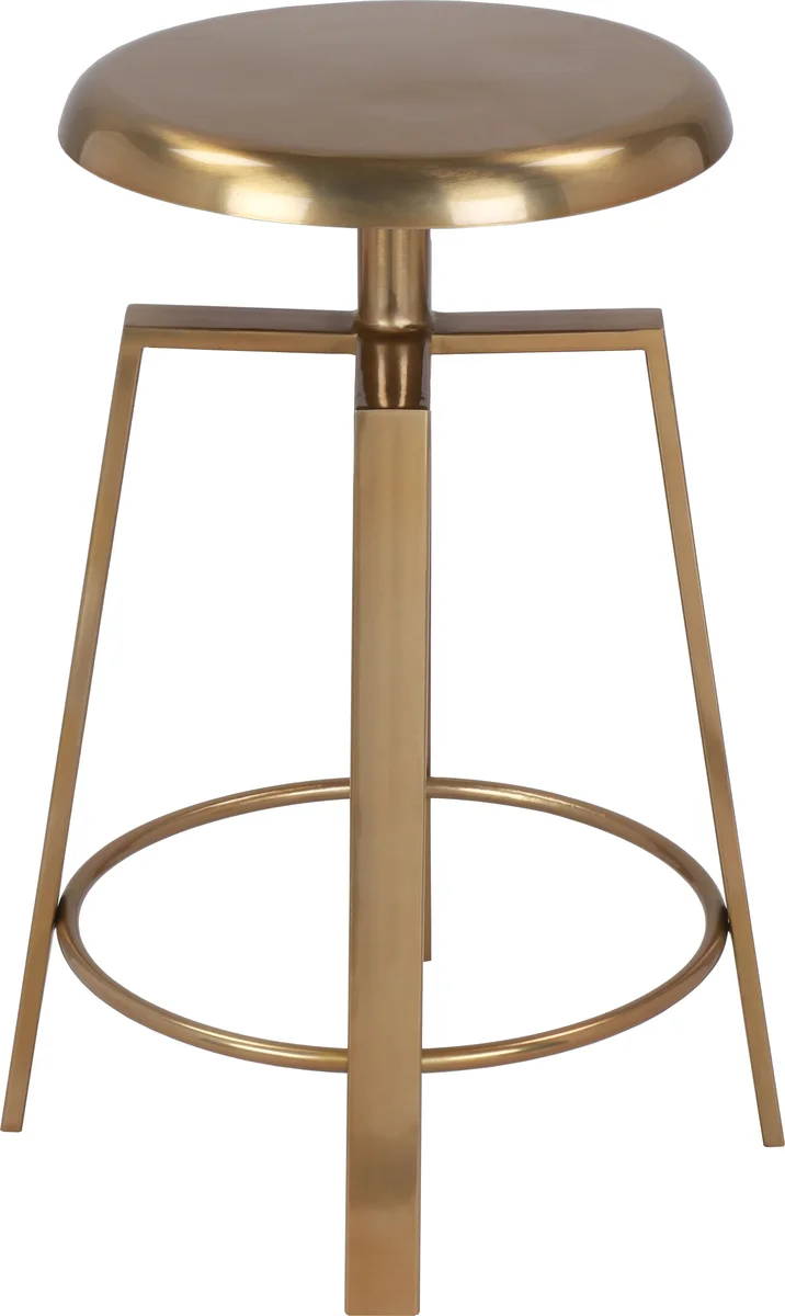 Lang - Counter Bar Stool - Gold