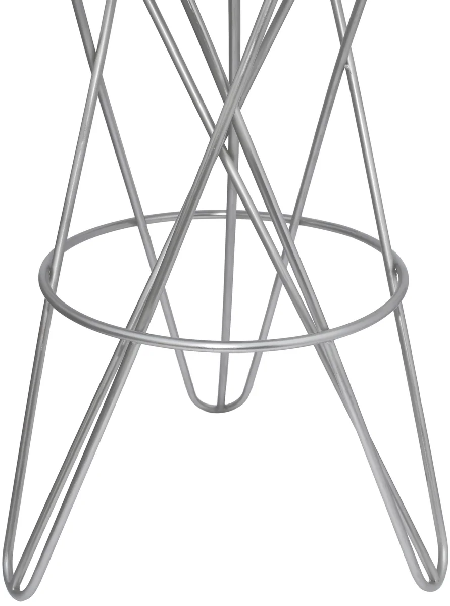 Mercury - Bar Stool - Silver