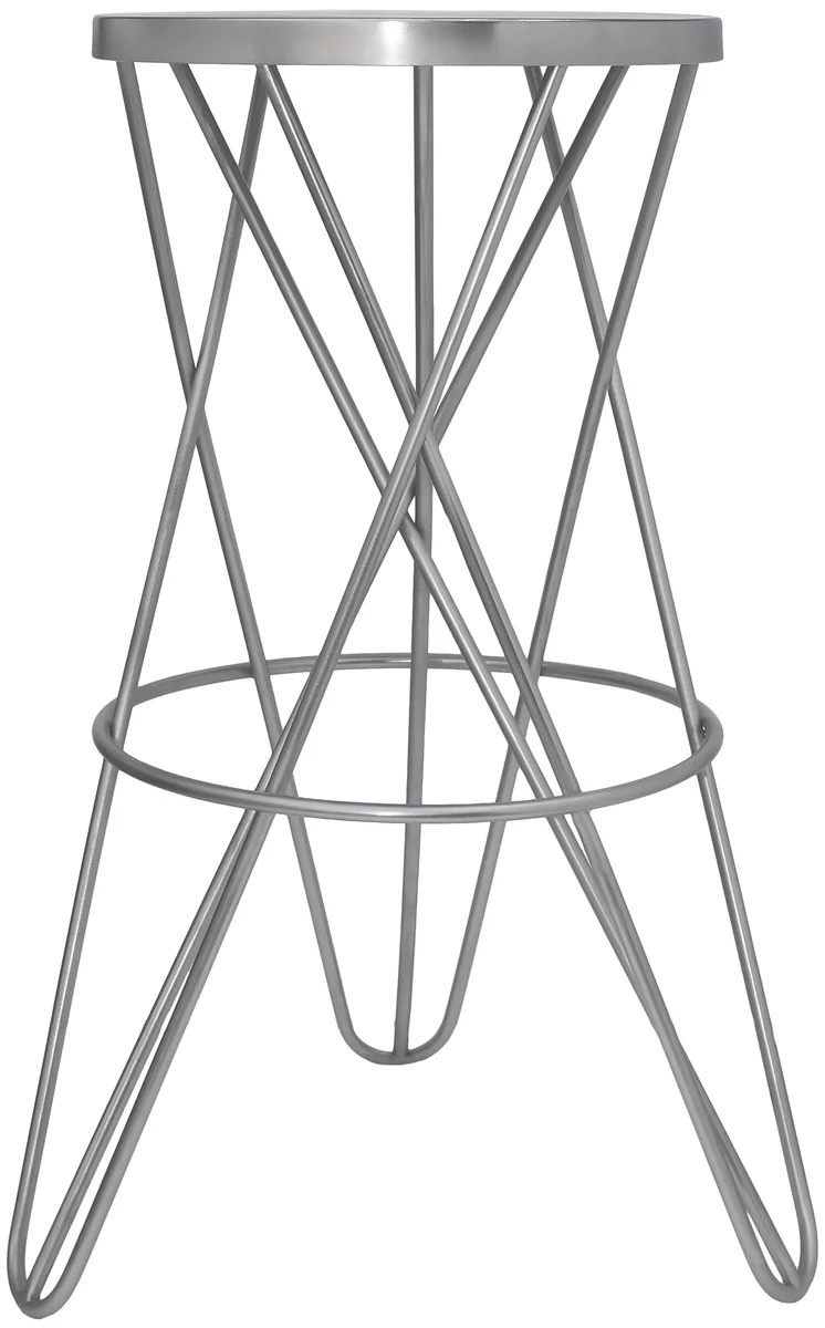 Mercury - Bar Stool - Silver