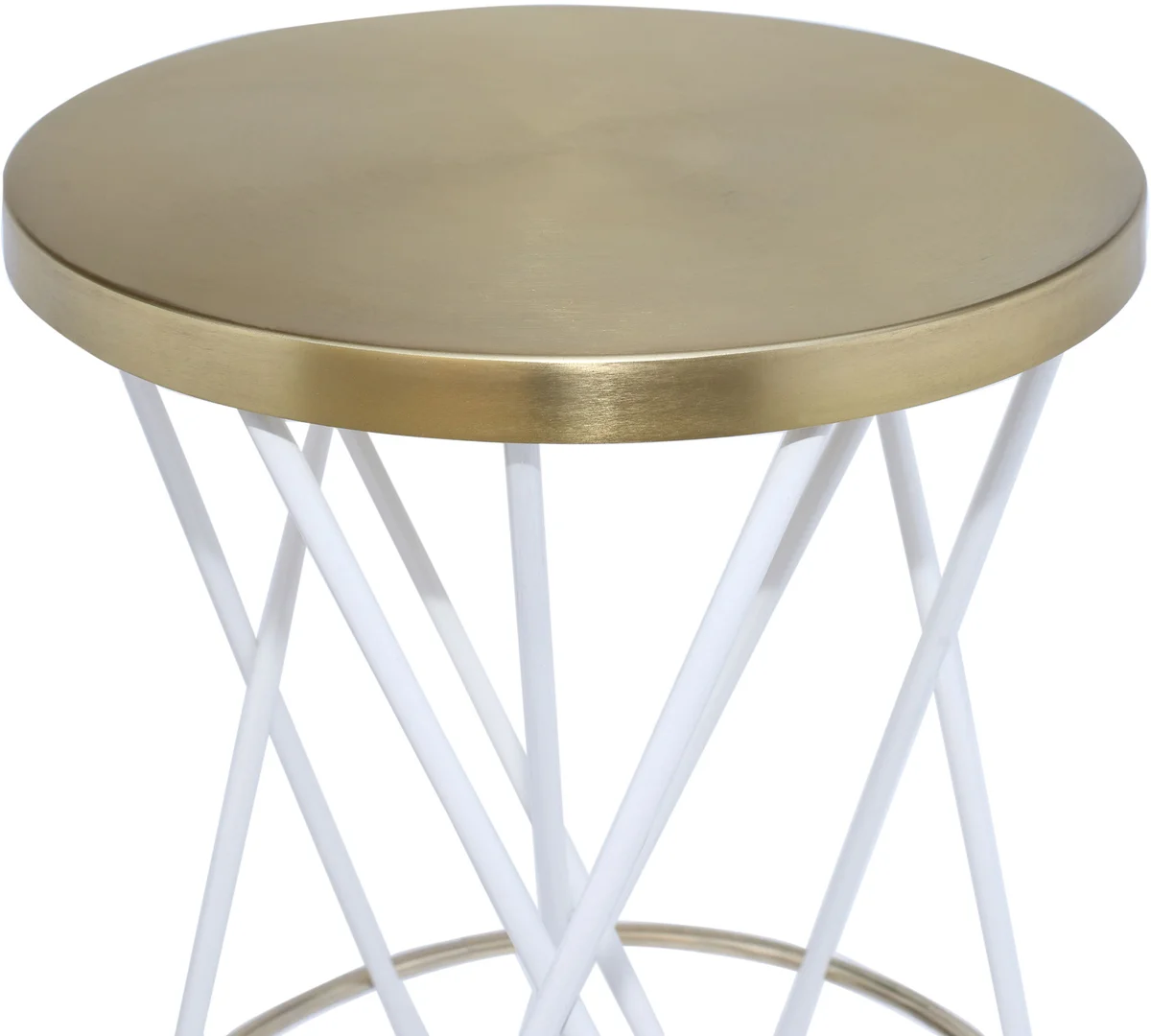 Mercury - Bar Stool - White - Iron