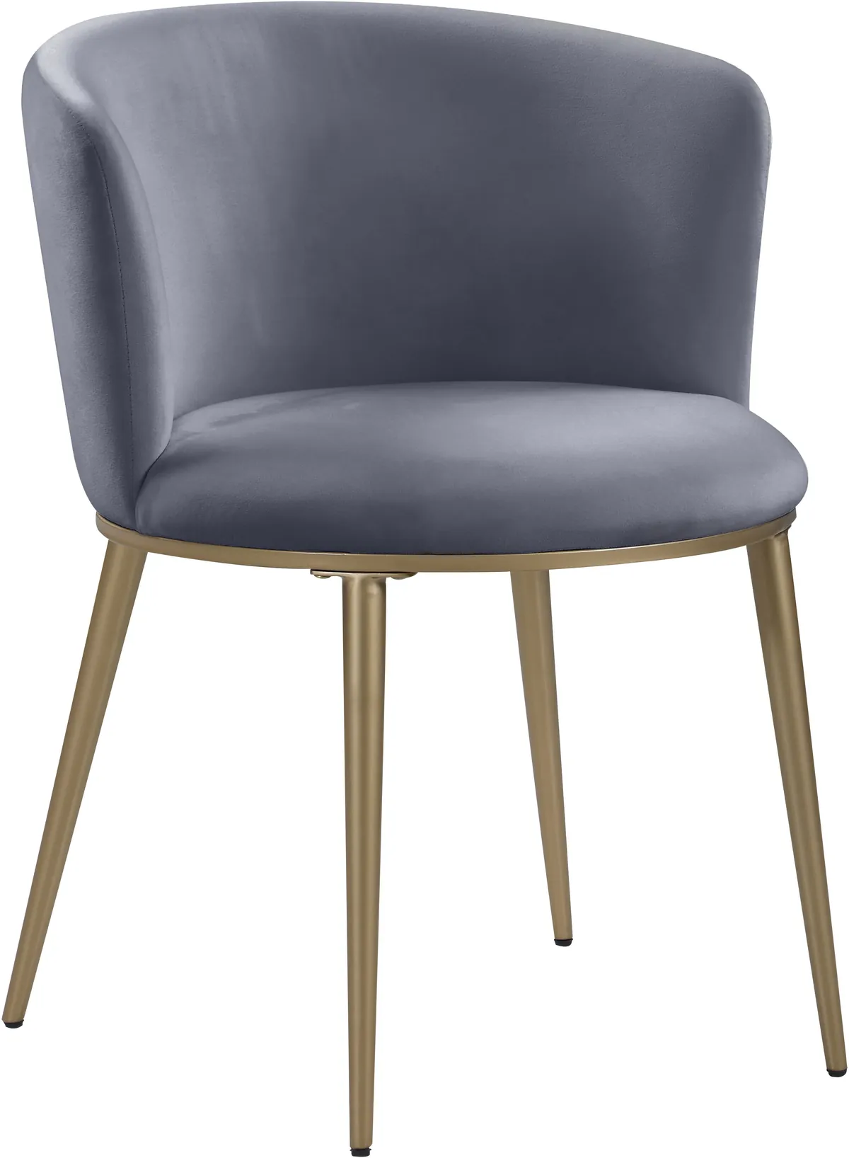 Skylar - Dining Chair (Set of 2) - Gray - Fabric