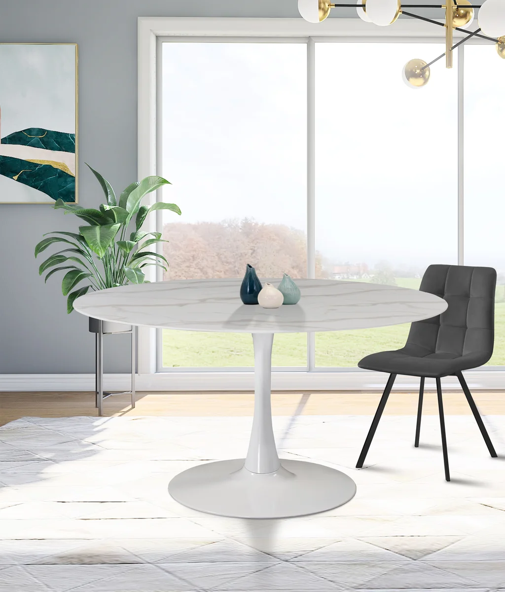 Tulip - 48" Dining Table - White