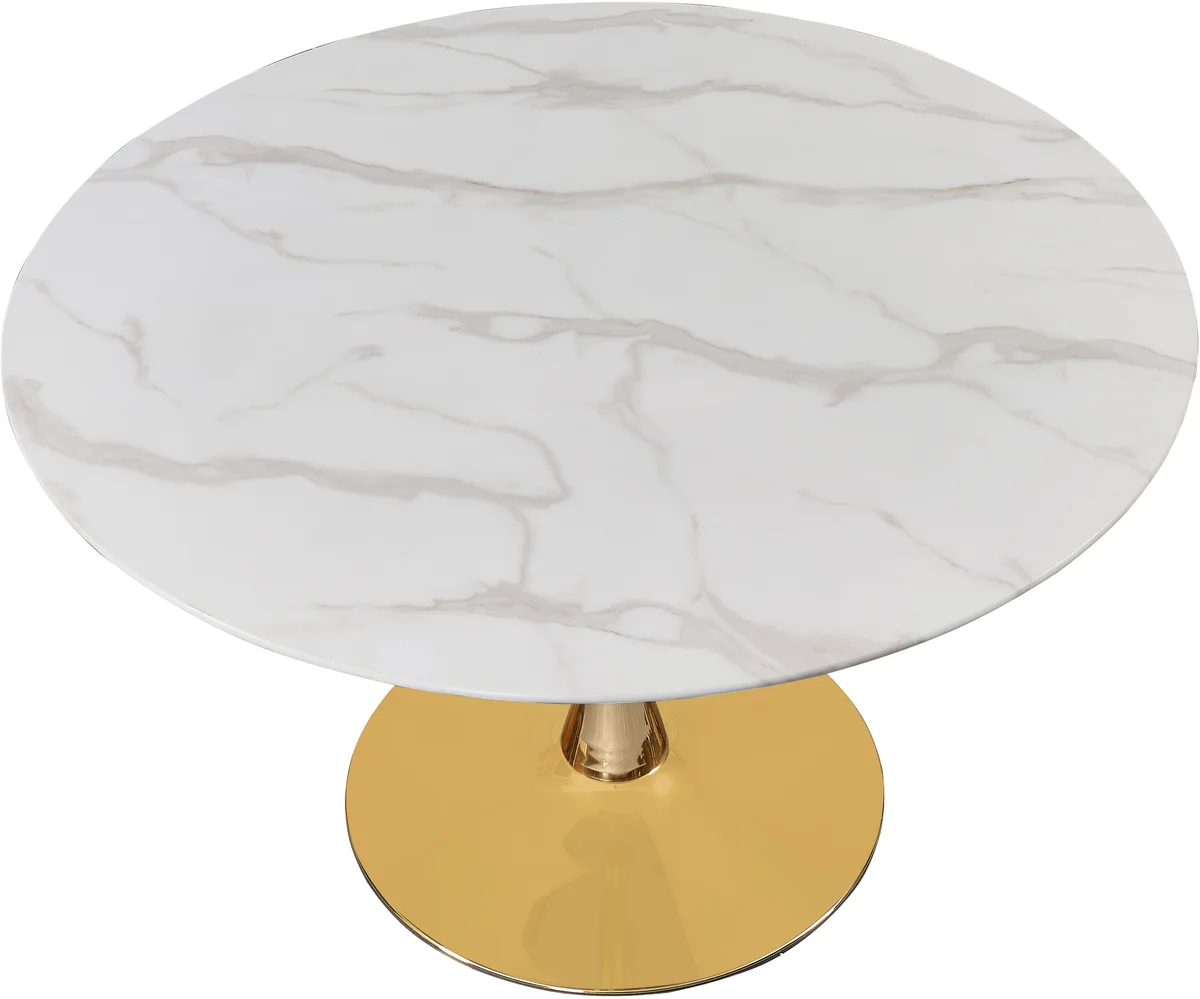 Tulip - 48" Dining Table - Gold - View 2