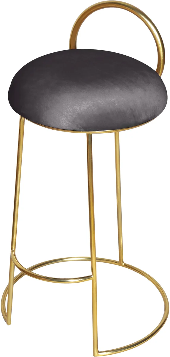 Ring - Counter Stool - Gray - Fabric
