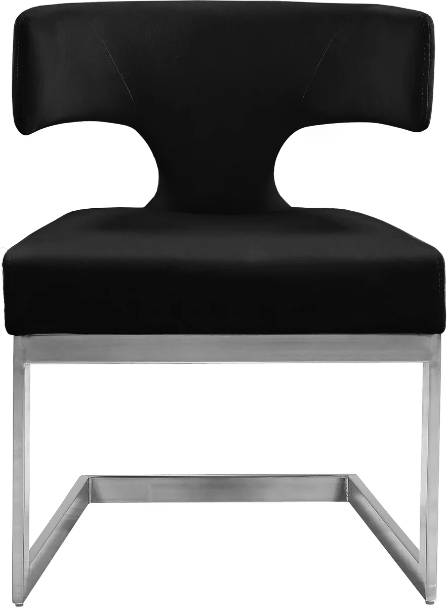 Alexandra - Dining Chair - Black - Fabric