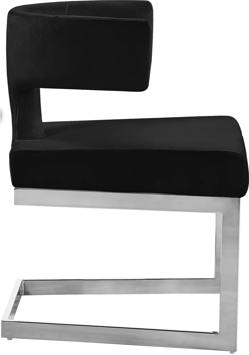 Alexandra - Dining Chair - Black - Fabric