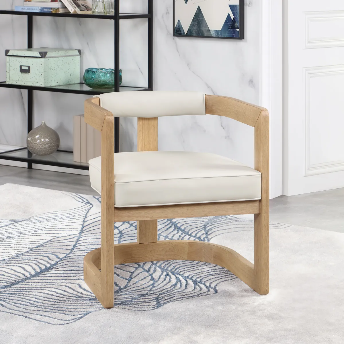 Manchester - Dining Chair - Cream - View 2