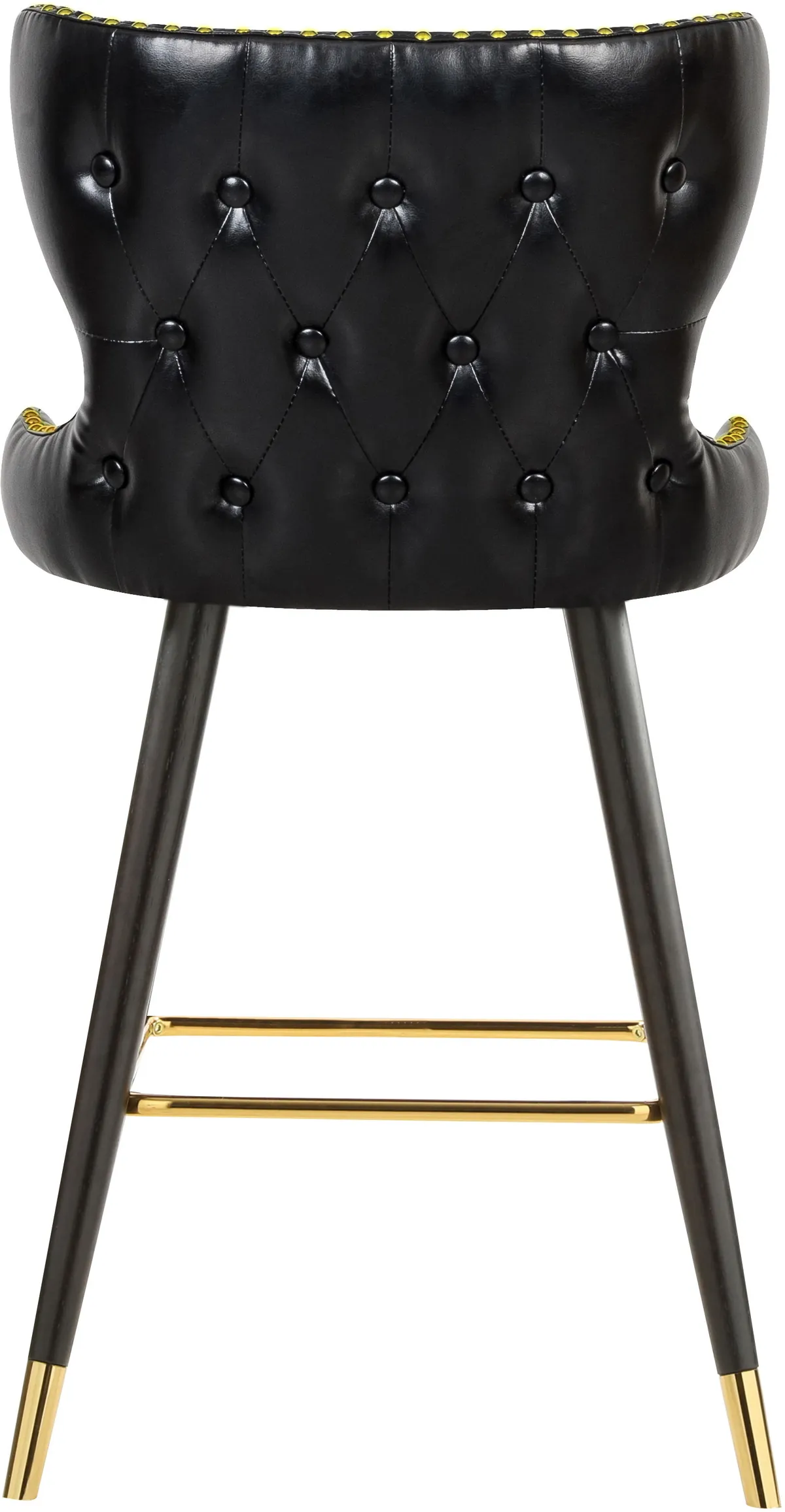 Hendrix - Counter Bar Stool (Set of 2) - Black - View 2