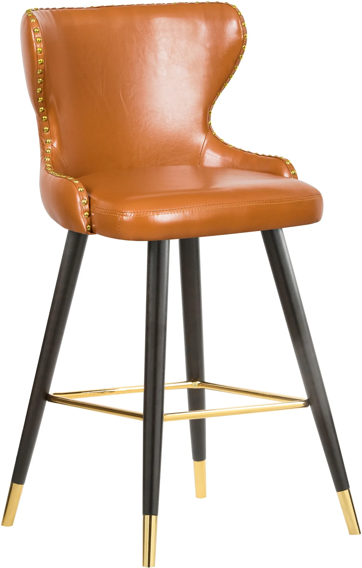 Hendrix - Counter Bar Stool (Set of 2) - Cognac
