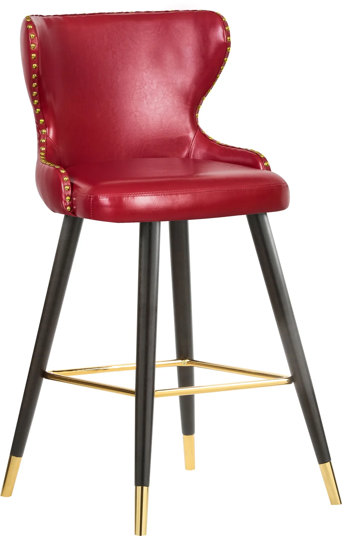 Hendrix - Counter Bar Stool (Set of 2) - Red