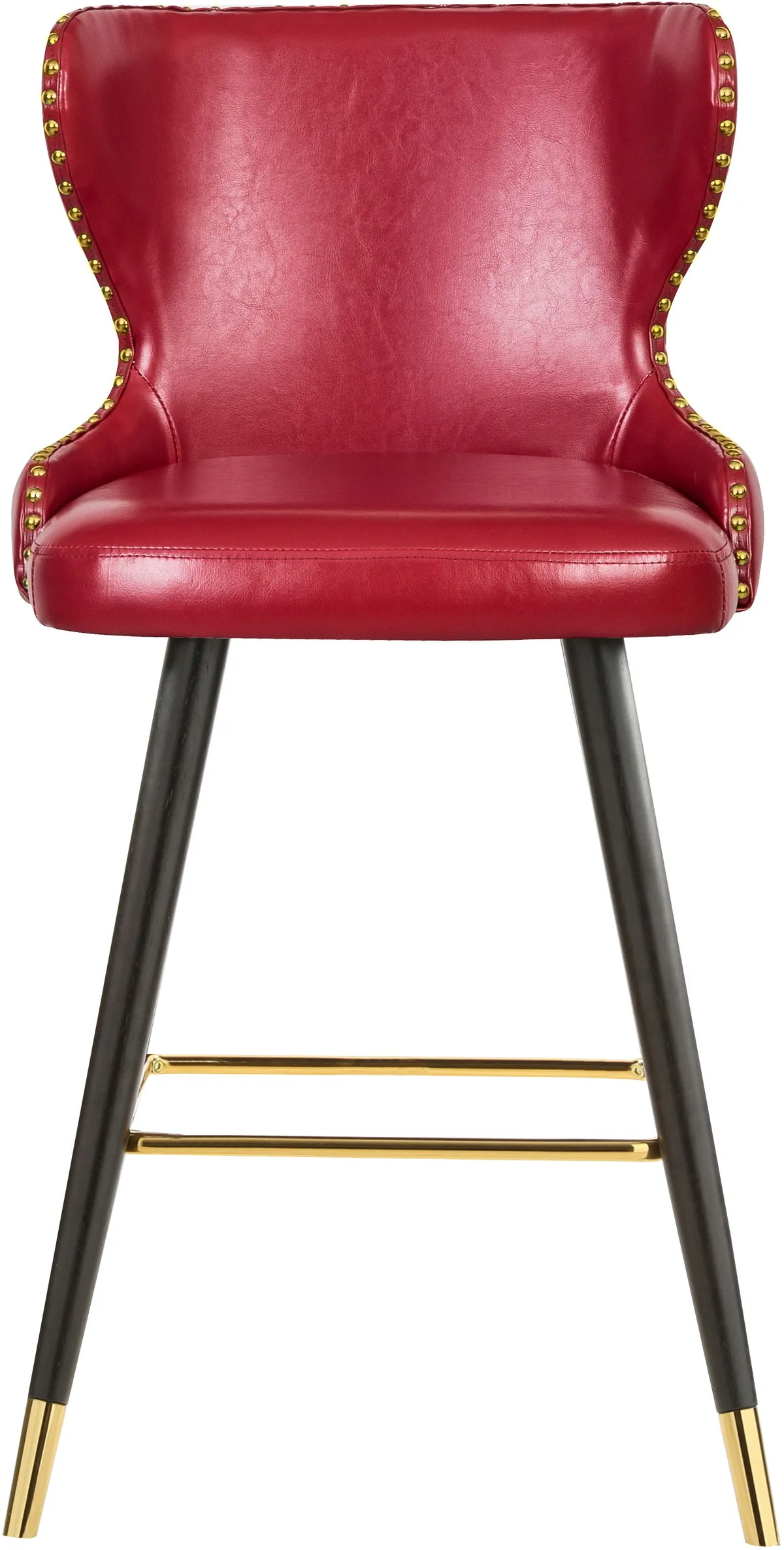 Hendrix - Counter Bar Stool (Set of 2) - Red
