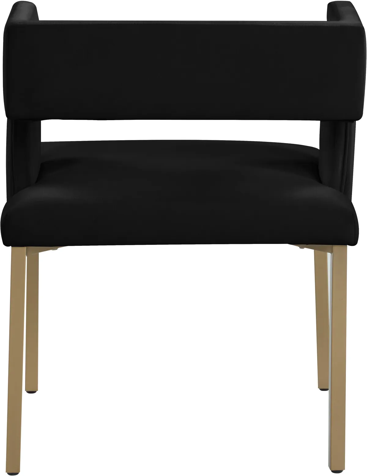 Caleb - Dining Chair (Set of 2) - Black - Fabric