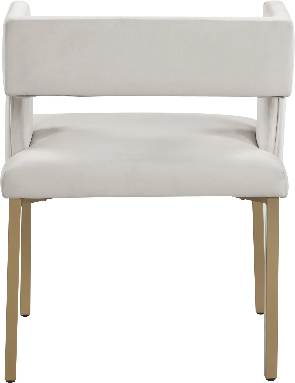 Caleb - Dining Chair (Set of 2) - Cream - Fabric