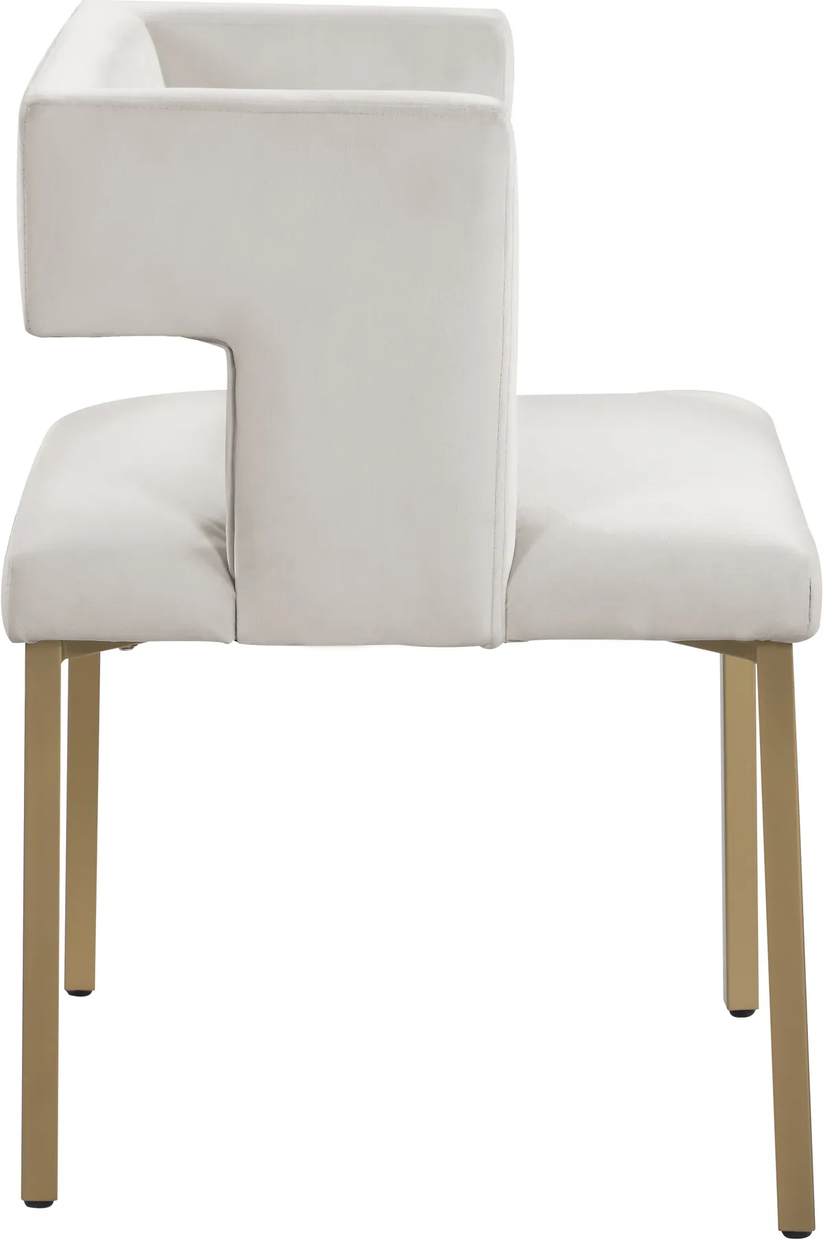 Caleb - Dining Chair (Set of 2) - Cream - Fabric