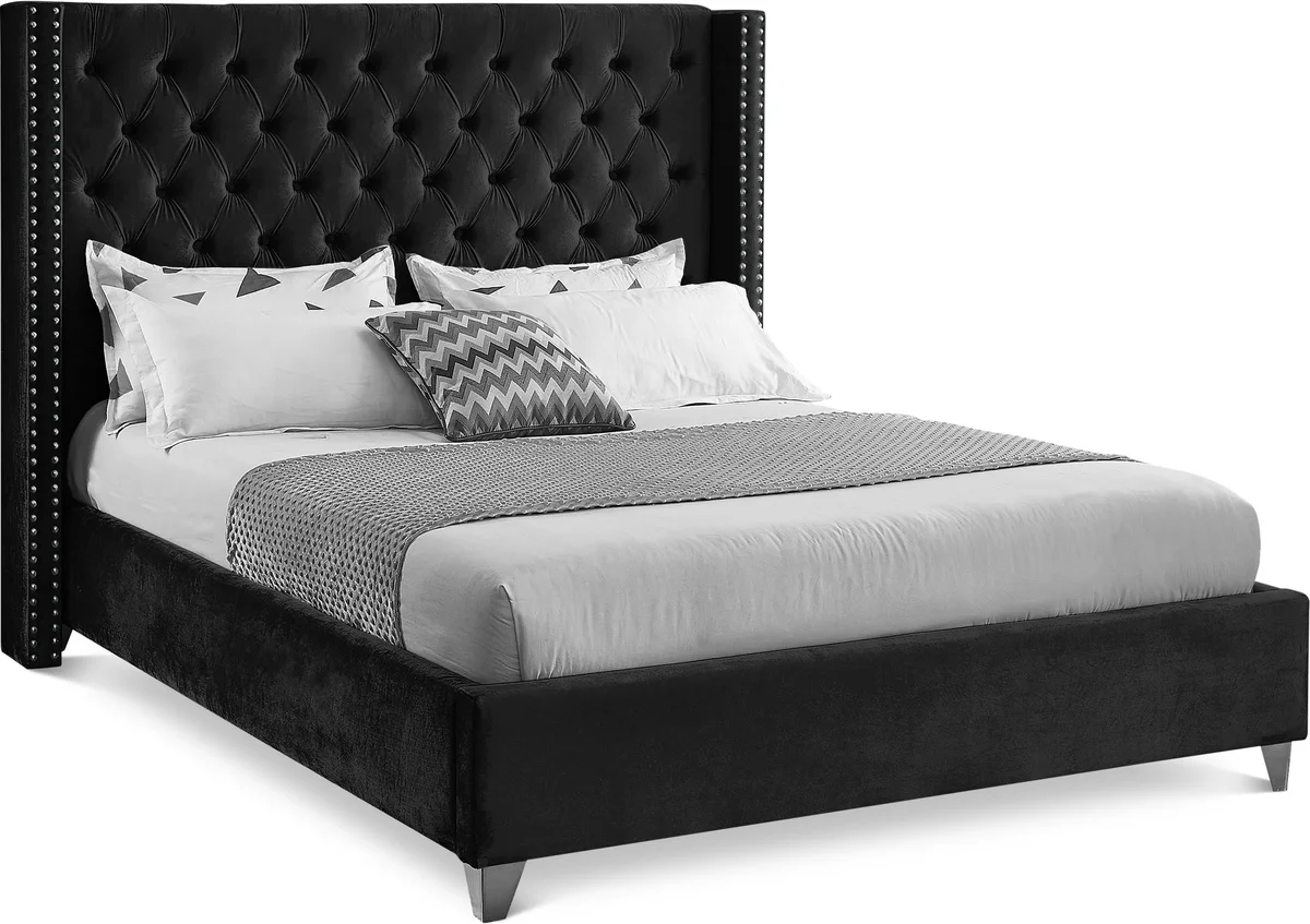 Aiden - Queen Bed - Black