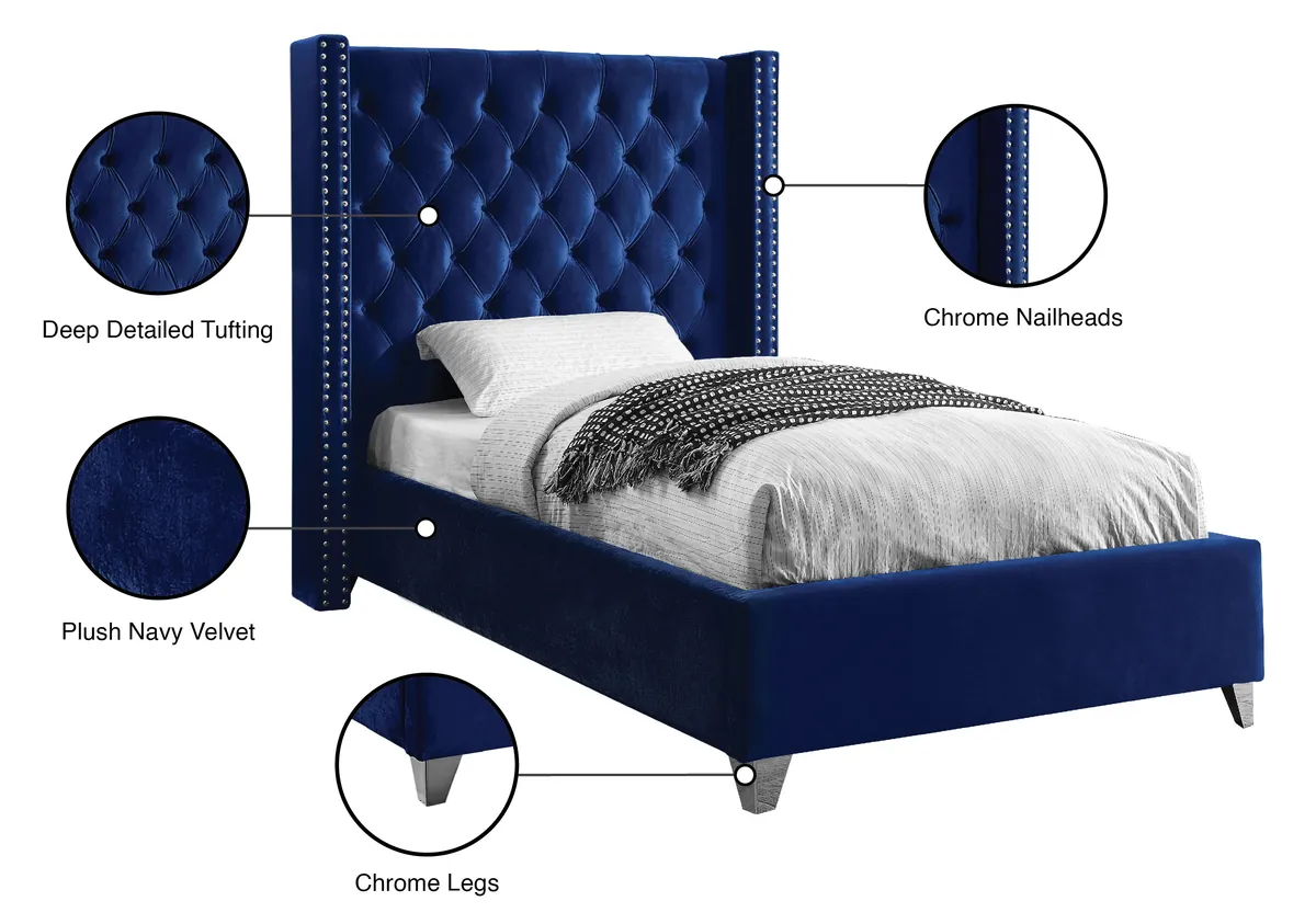 Aiden - Bed - Navy