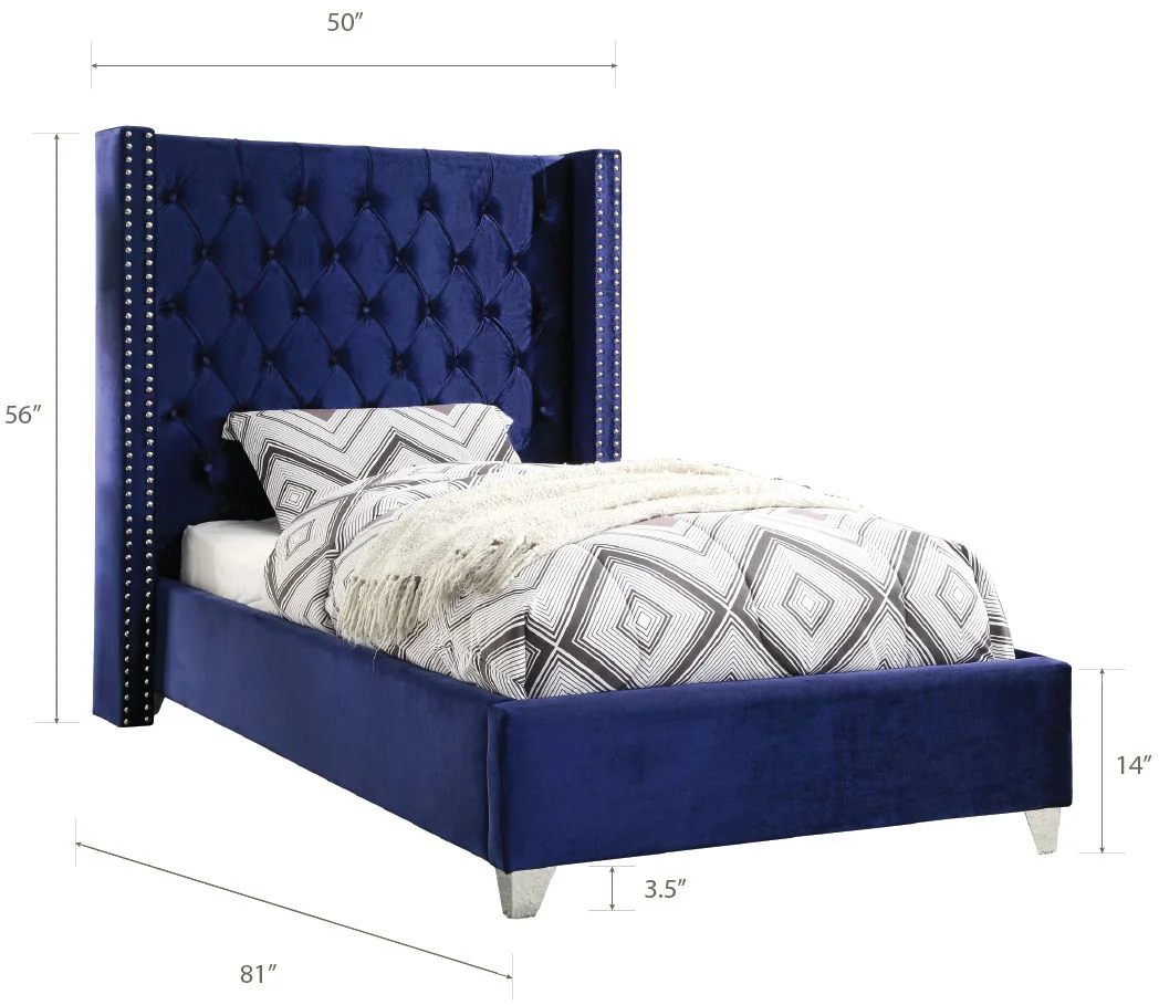 Aiden - Bed - Navy