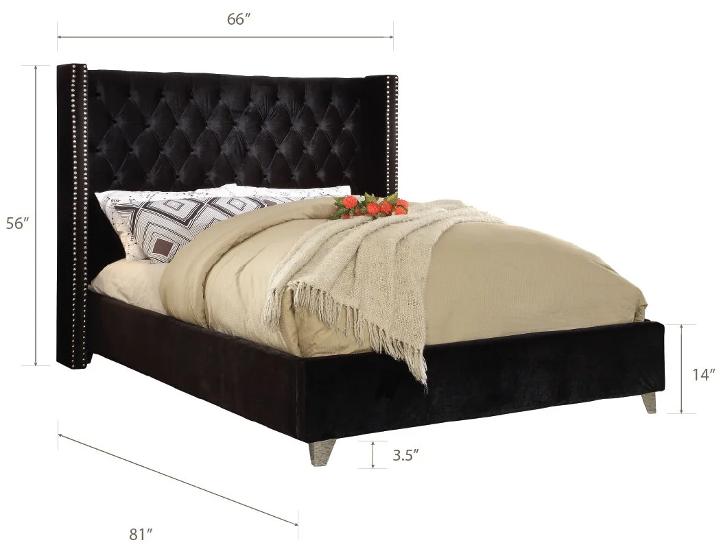 Aiden - Full Bed - Black