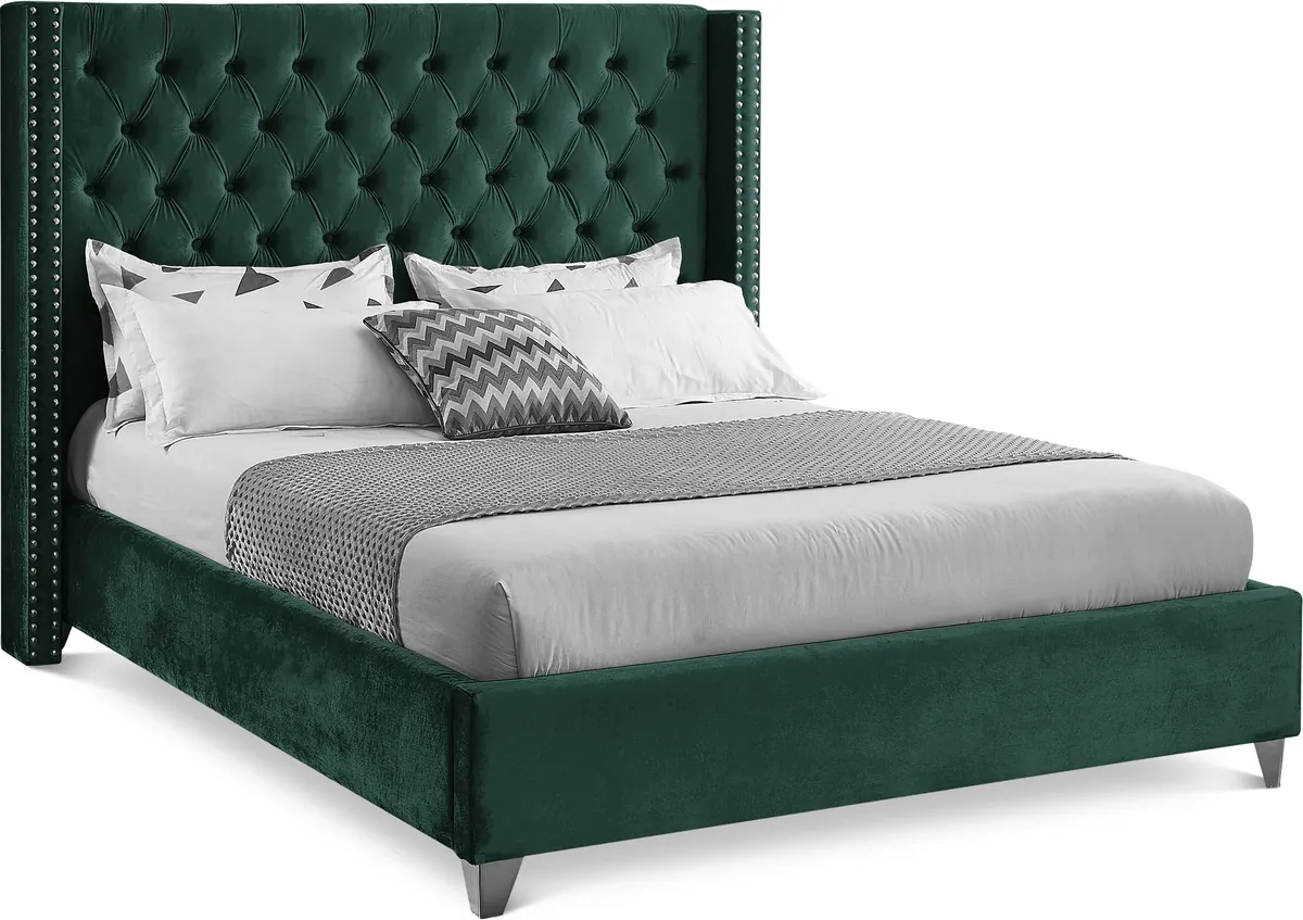 Aiden - King Bed - Green
