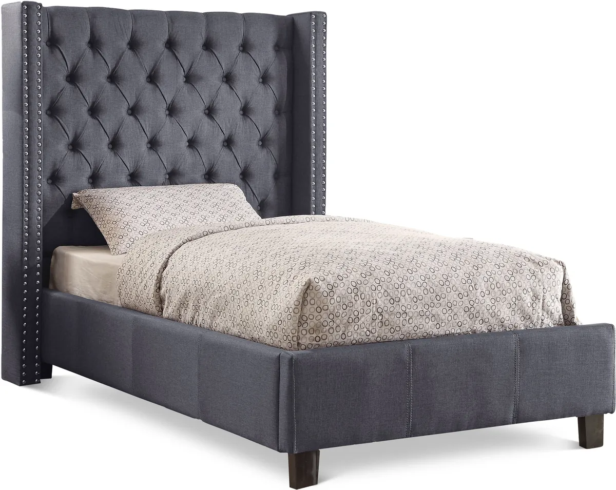 Ashton - Bed - Gray, Dark
