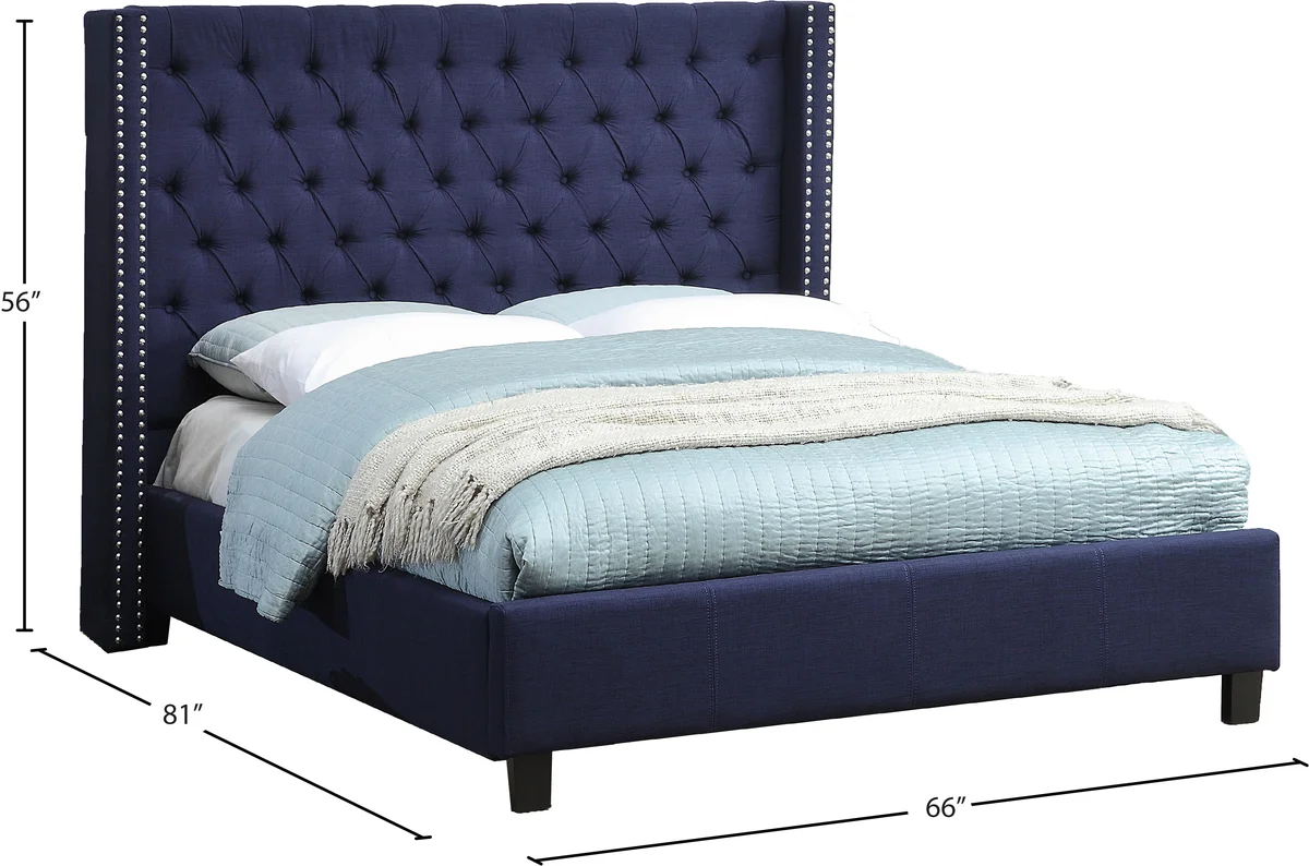 Ashton - Full Bed - Navy
