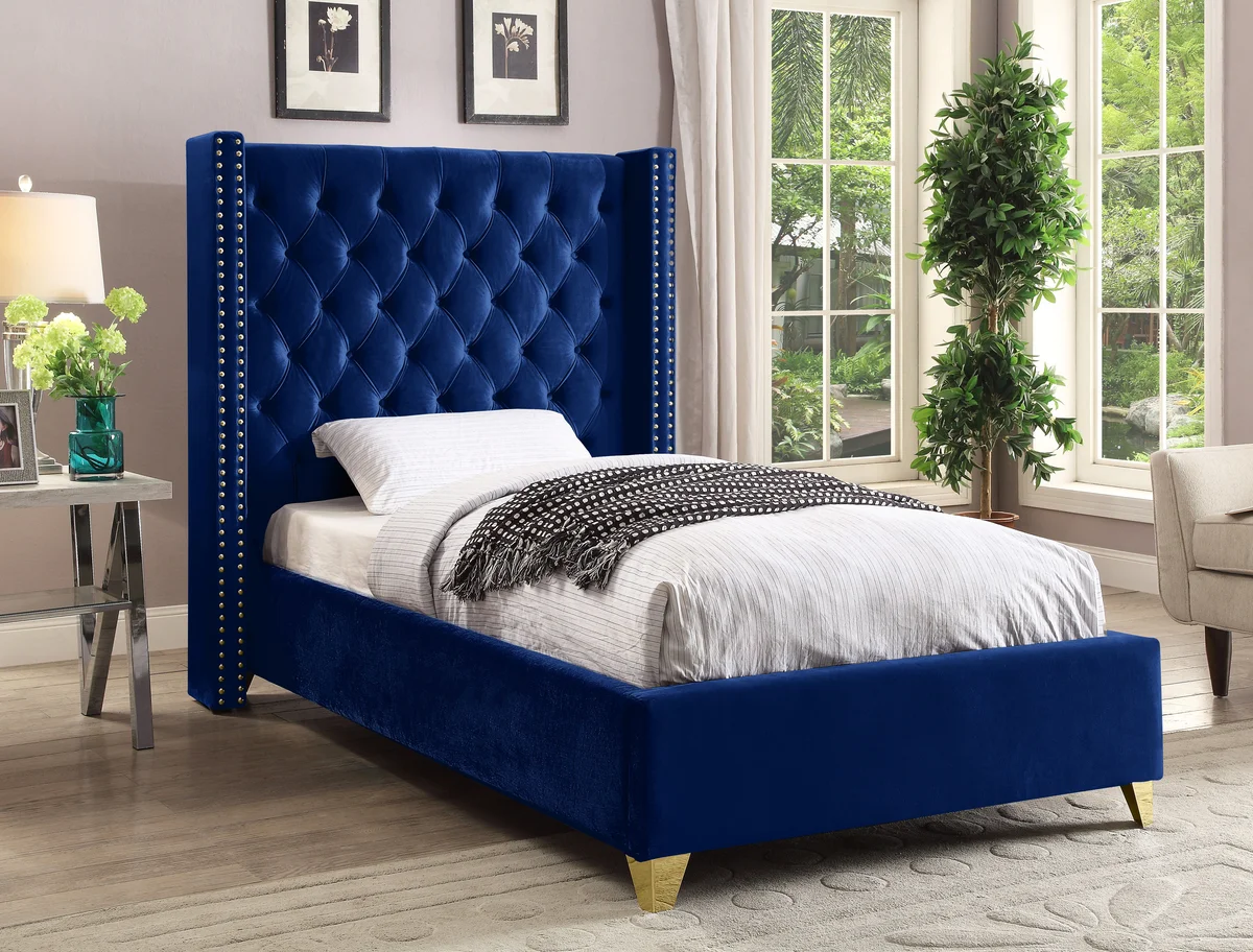 Barolo - Twin Bed - Navy
